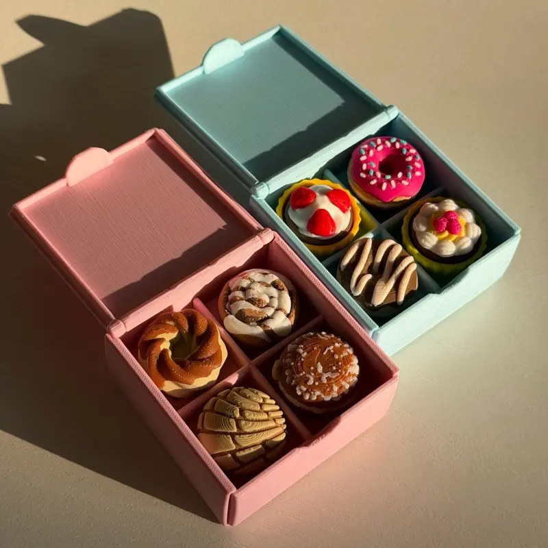 Bakery Box Clicker - 3D printed fidget