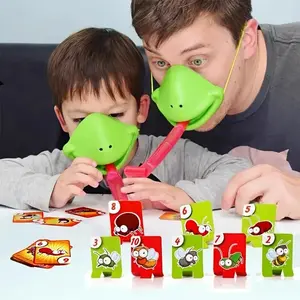 Frog Mouth Tongue Game, 1 Set Parent-child Interactive Desktop Toy, Novelty & Gag Toy for Kids, Funny Game for Family Gatherings
