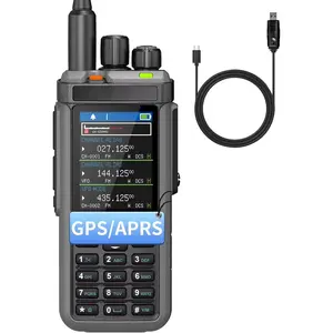 RT-880G GPS APRS Ham Radio 10W Walkie Talkie Portable CB Radio 1024 Channels HF SSB Rx with Cross-Band Repeater, 2.4 Inch Color Display, 2400mAh Rechargeable ,