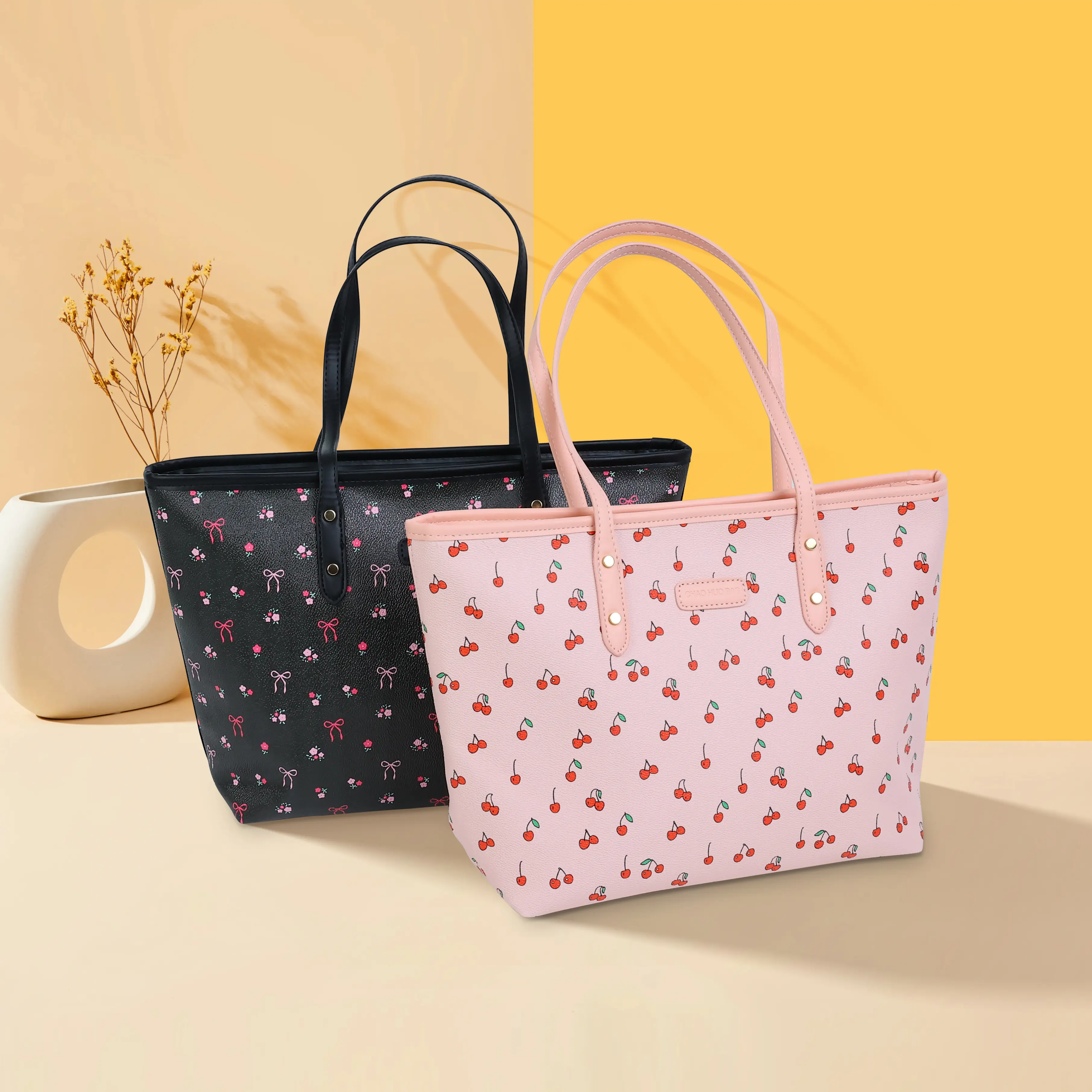 Printed PU Trend Daily Commuter Bag – Simple Women's Shoulder Bag, Underarm Tote Bag with Creative Minimalist Design, Fashionable High-End Handbag, Water-Resistant & Easy to Clean, Perfect for Holiday & Birthday Gifts