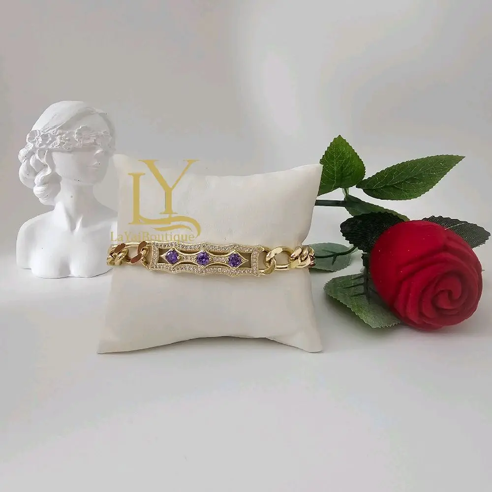 LaYaiBoutique #1932 High quality 14k gold plated bracelet