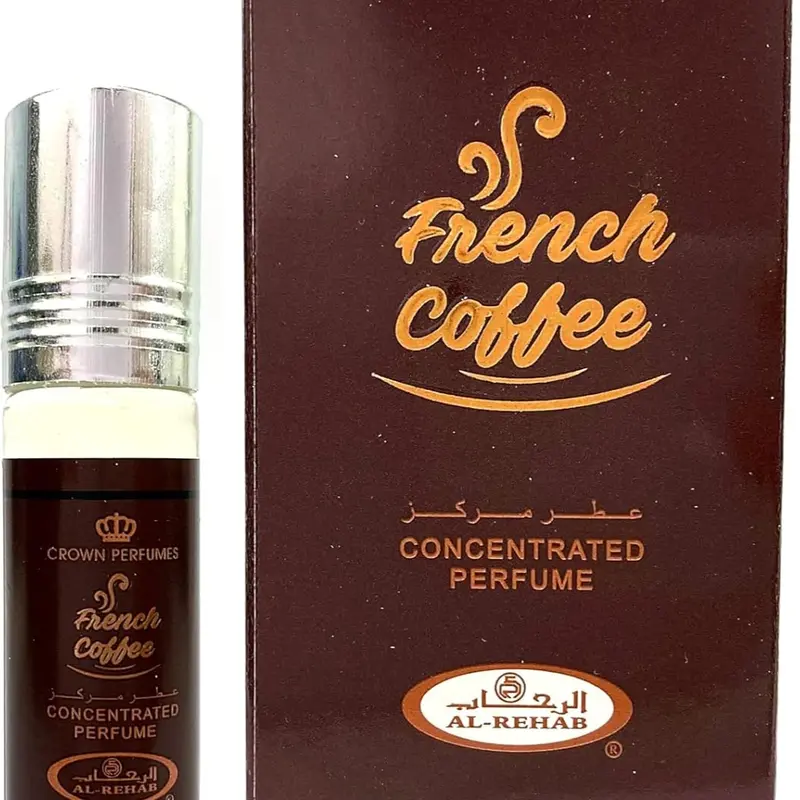 Al Rehab French Coffee Perfume Oil - 6ml Aroma Fragrance