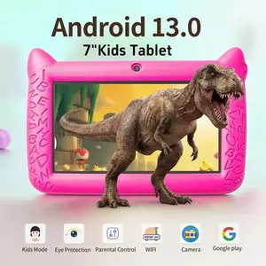 2026 New 7 Inch Kids Education Tablet, Shockproof Case, Parental Control, Learning Mode, Early Education, Interactive Books, Fun Gift