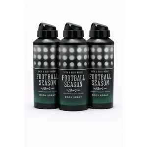FOOTBALL SEASON Bath & Body Works Body Spray 3-Pack – 3.7 oz Each
