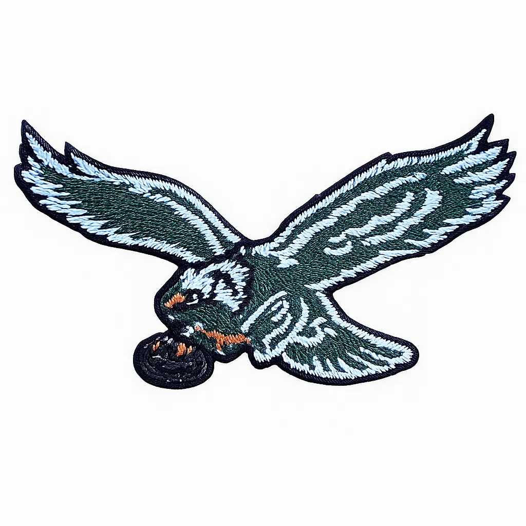 Eagle Wings Design Garment Patches - Durable Fabric Badges with Stylish Embroidery, Geometric & Fruit Patterns, Sewing Accessories to Personalize Clothes & Add Unique Touch