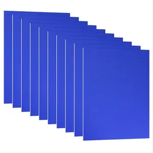 7x5x1/32inch Anodized Aluminum Sheet, 10Pcs Metal Rectangle Aluminum Plate 0.8mm Thick Engraving Blanks for Laser DIY