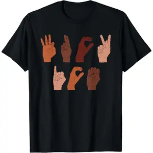 F ck ICE Hand Sign Language Anti Deportation Chinga La Migra T-Shirt