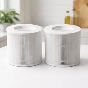 2 Pack Core 300S Replacement Filter Fit for LEVOIT Core 300S and Core 300S Air Purifier Filters, 3-in-1 H13 Grade True HEPA Replacement Filter,Compared to Part # Core 300S-RF,White