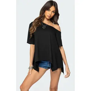 Edikted Women's Josy Off Shoulder Handkerchief Top