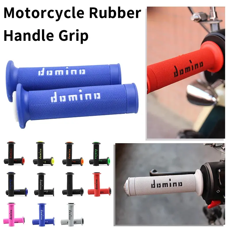 7/8" 22mm Handle Grips  Motorcycle Grips Dirt Pit Bike Motocross Handlebar Rubber Gel Hand Grip Brake Hands