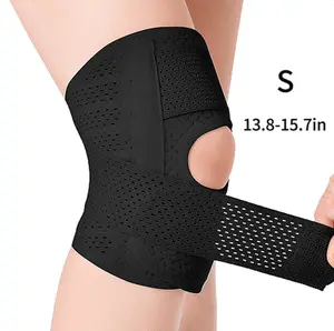 Adjustable Knee Patella Stabilizer Brace for Running, Hiking & Cycling – Black/White Available