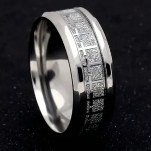 Fashion cross ring for men for daily decoration, jewelry gift
