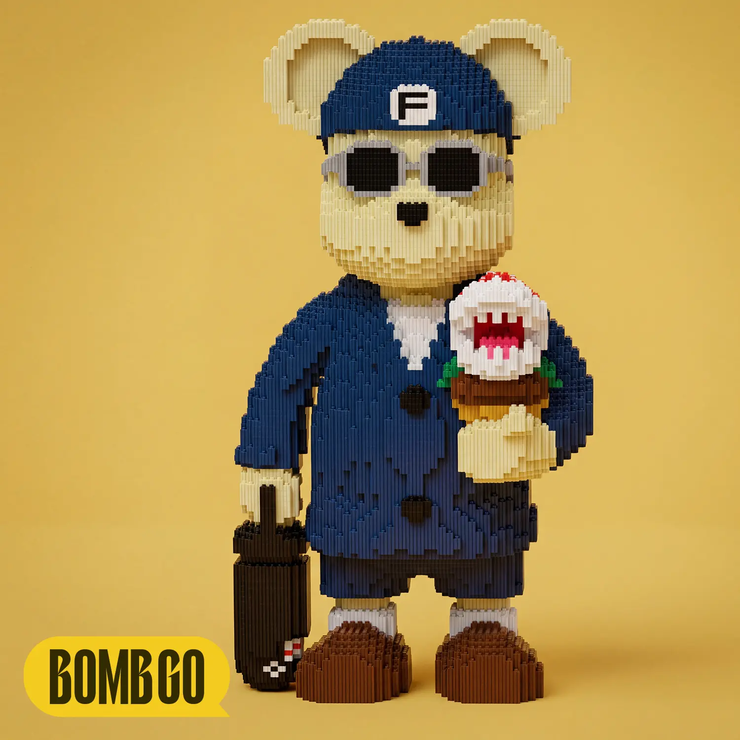BOMBGO Bear Series -18473+ PCS Building Block Toys,(BG2006)Birthday Gift,Christmas Gift,Educational Building Blocks,Trend Decoration,Cool Gifts,Brick,Family Bonding BlackFriday Christmas