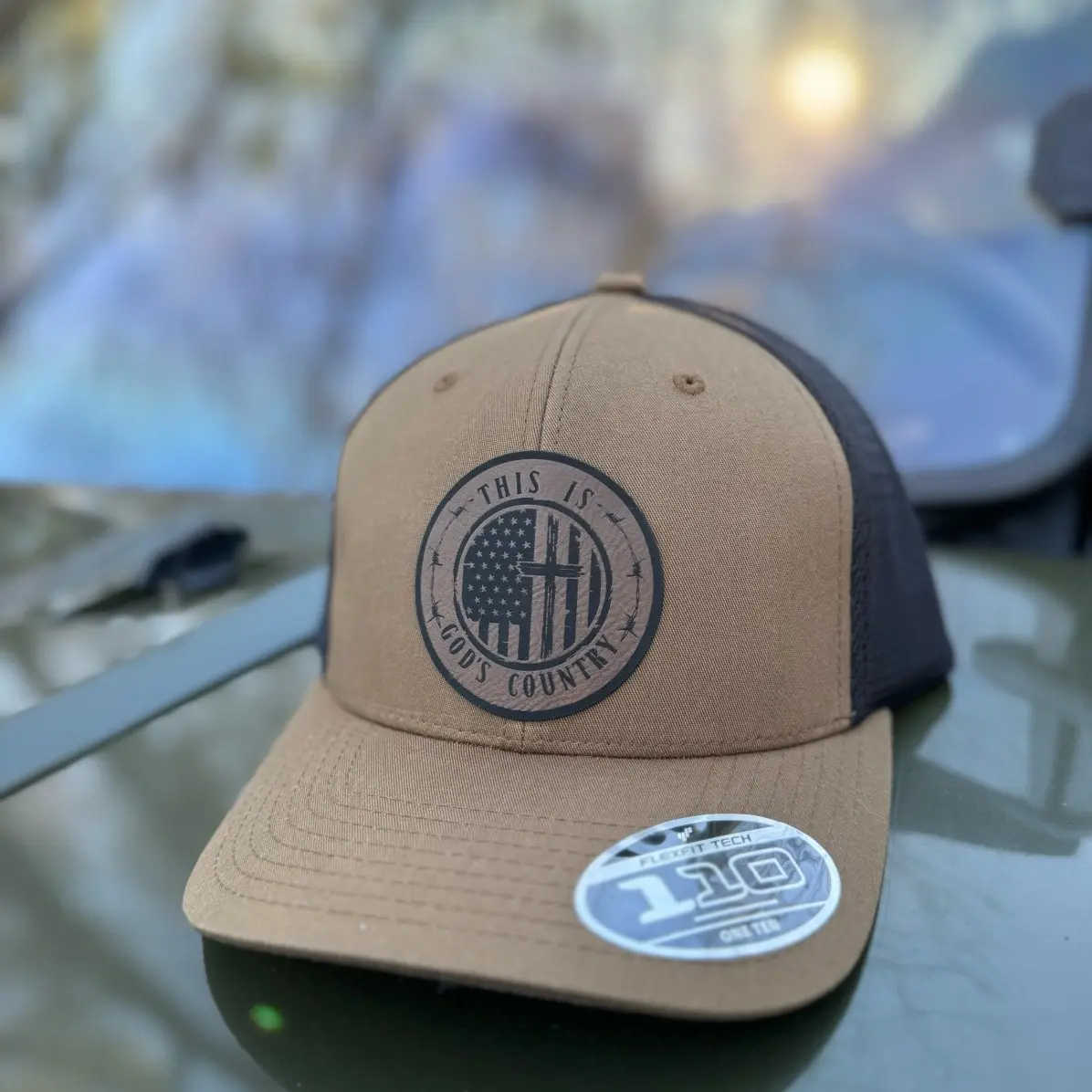 Gods Country FlexFit 110 Trucker hat