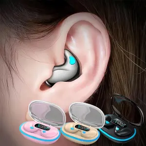 Wireless Sleep Earbuds with Charging Case, Waterproof Sports Earbuds, Effortlessly Comfortable, Secure-Fit, Wireless Rechargeable Headphones for All-Day Use and Active Lifestyles