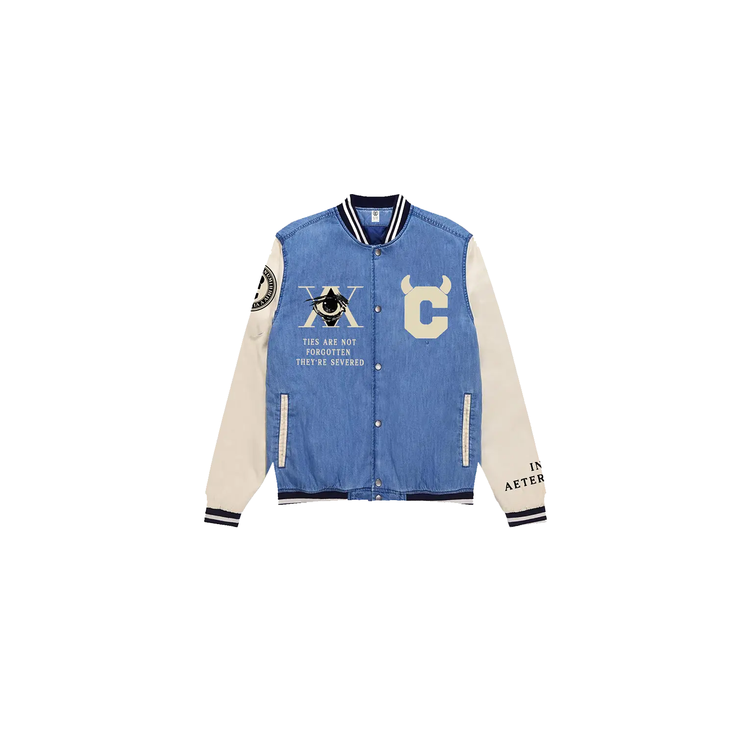Denim HXH CHROLLO  Varsity Jacket