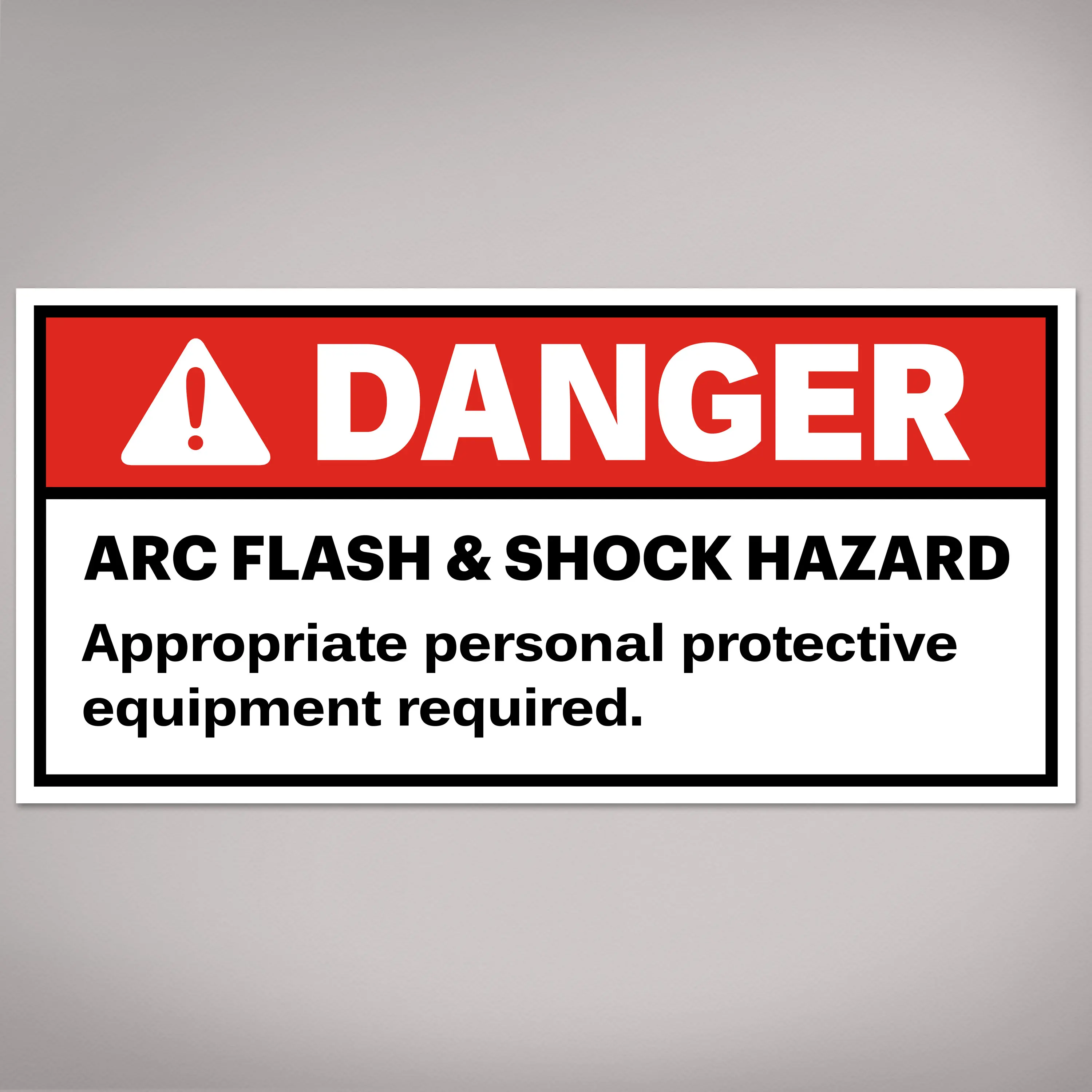 Avery Arc Flash/Danger Office Labels - 2"x4" Polyester Warning Decals with Permanent Adhesive, Waterproof, UV Resistant, Preprinted, 100-Count for Keeping Workplace Safe, Protecting Workers Outdoors