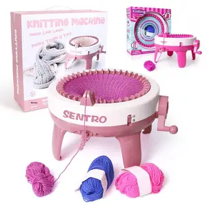 40 Needle Hand Knitting Wool Machine Creative DIY Weaving Machine Wool Sweater Machine Girl Pretend Play Toy Gift