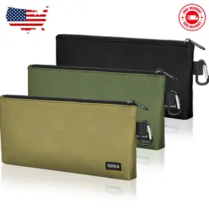 3 Pack Premium Tool Pouches Zipper Bag, Small Tools Bags