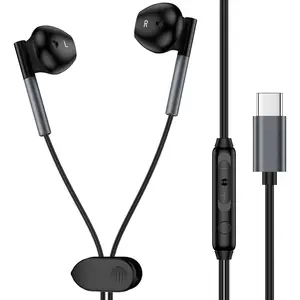 Earbuds USB C Wired Headphones for  Galaxy A17 A16 5G A35 S25 Ultra S25+ A26 A36 A56 A55 S24 Plus FE A54 S23 S22 A53, Type C Earphone USBC Ear Buds with Microphone Volume Control