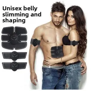 EMS abdominal health instrument, sports outdoor abdominal , muscle  instrument artifact lazy abdominal sticker Neoprene Waist Trimmer  Belt blue handle strength  equipment home  multi-functional pushup twist  hip   fitness     foldable gym gear twister ab