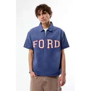 FORD Men's Quarter Zip Stud Shirt