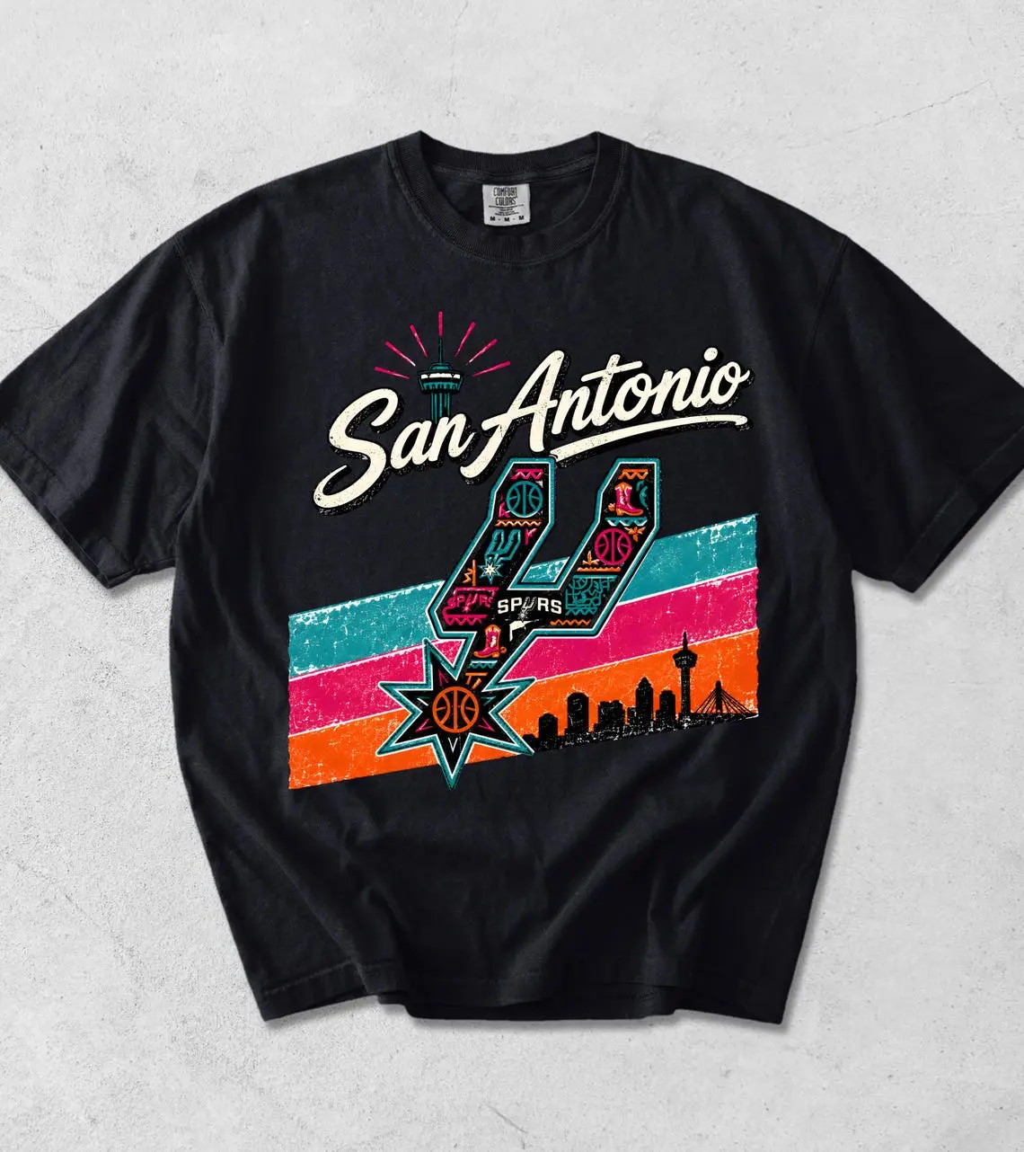 Vintage San Antonio Shirt, Spurs Game Day Shirt, Retro Team Spirit Gift