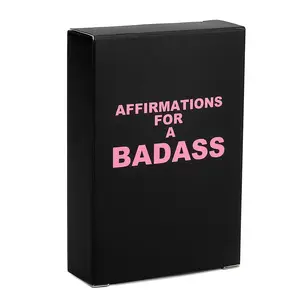 Badass Affirmation Cards for Women Men Daily Motivational and Inspirational Cards with Unique Designs and Daily Inspirations Empowering Words Positive Reinforcement