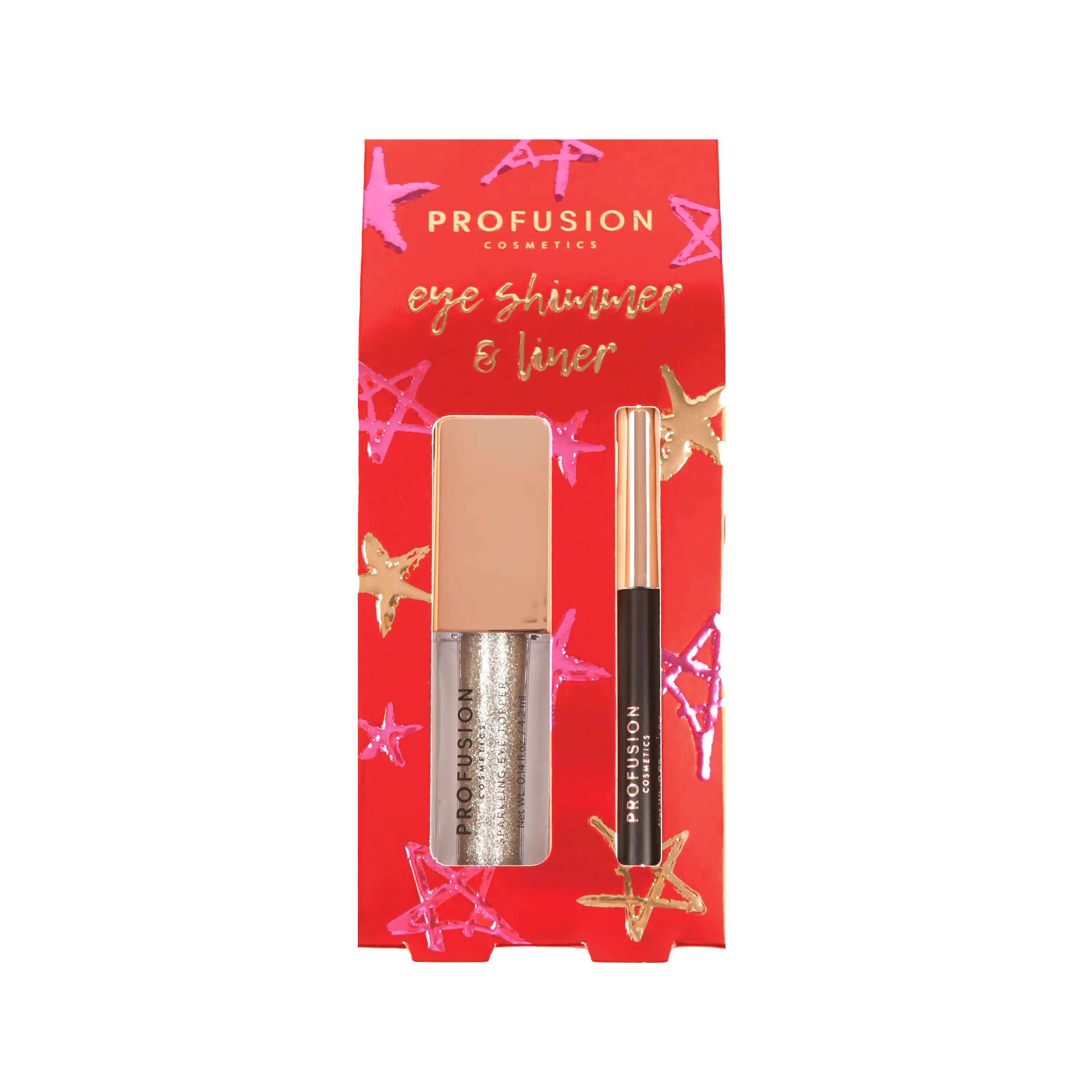Crimson Eye Shimmer & Eye Liner – 2-Piece Set
