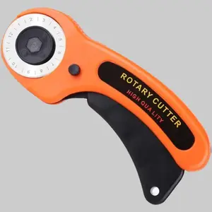 Professional 45mm rotary fabric cutter, rotary cutter specifically designed for fabric, rotary cutter, DIY tool for garment making, roller-style fabric cutting tool suitable for cards, paper, sewing, and quilting, tailor's scissors