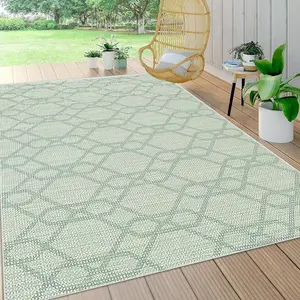 Outdoor Abstract Geometric Pattern Floor Mat, Durable Decorative Mat, Waterproof Non-slip Floor Carpet, Unique Rugs, Decorative Area Rug for Garden, Porch, Balcony, Camping, Rv Trips, and Decks, Modern Geometric Rug