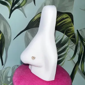 Small Heart Nose Ring