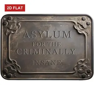 Vintage Metal Sign - Wall Metal Plaque, Distressed Logo, Fun Retro Shelter Decor - for Special Someone, Adds Rustic Charm to Home, Office, 8"x12"