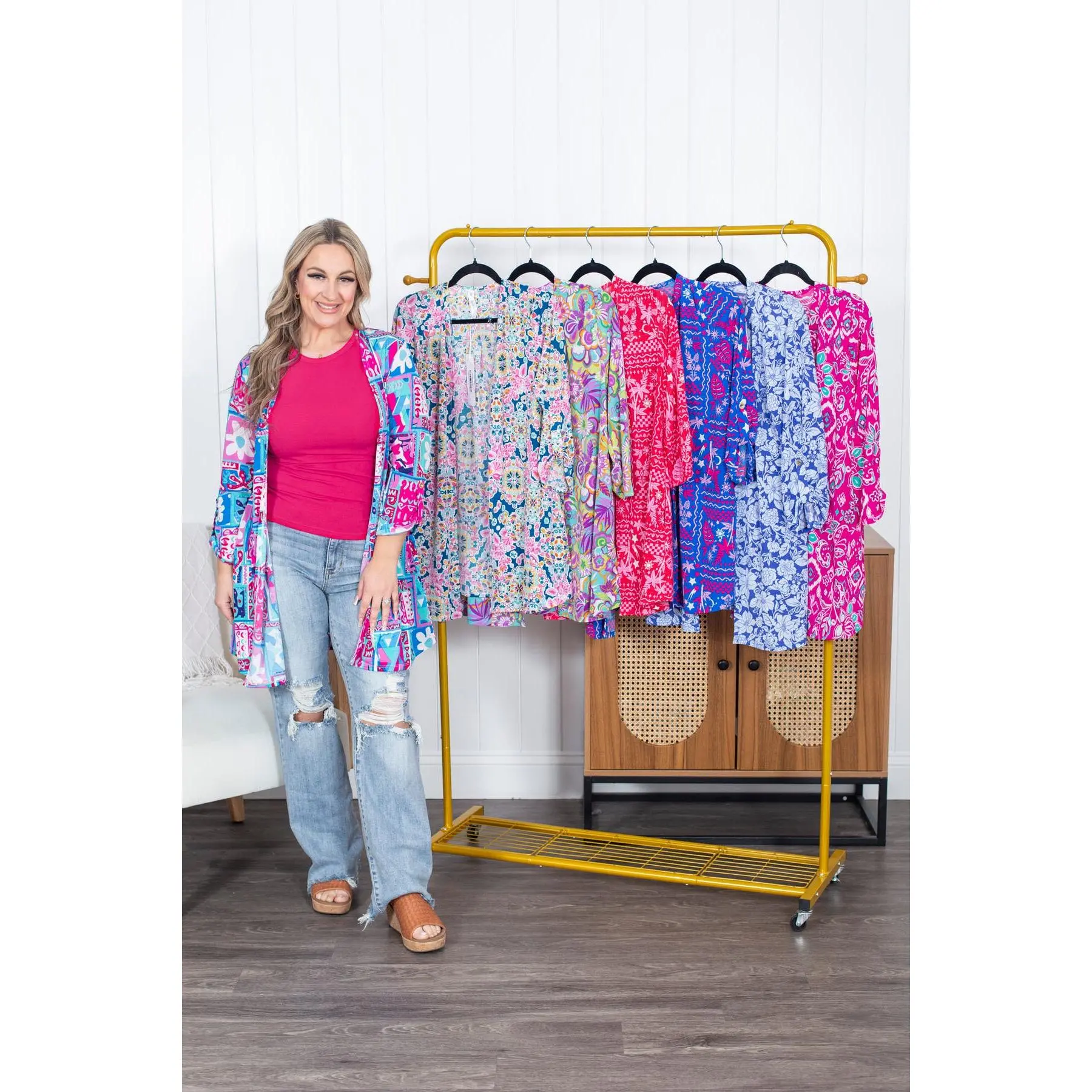 Liz Printed Cardigan