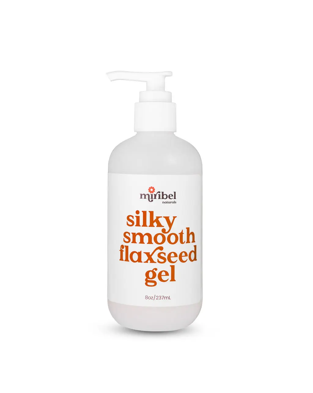 Miribel Naturals Silky Smooth Flaxseed Gel - Moisturizing, medium hold hair gel for dry, curly, hair Frizz free Hair Haircare