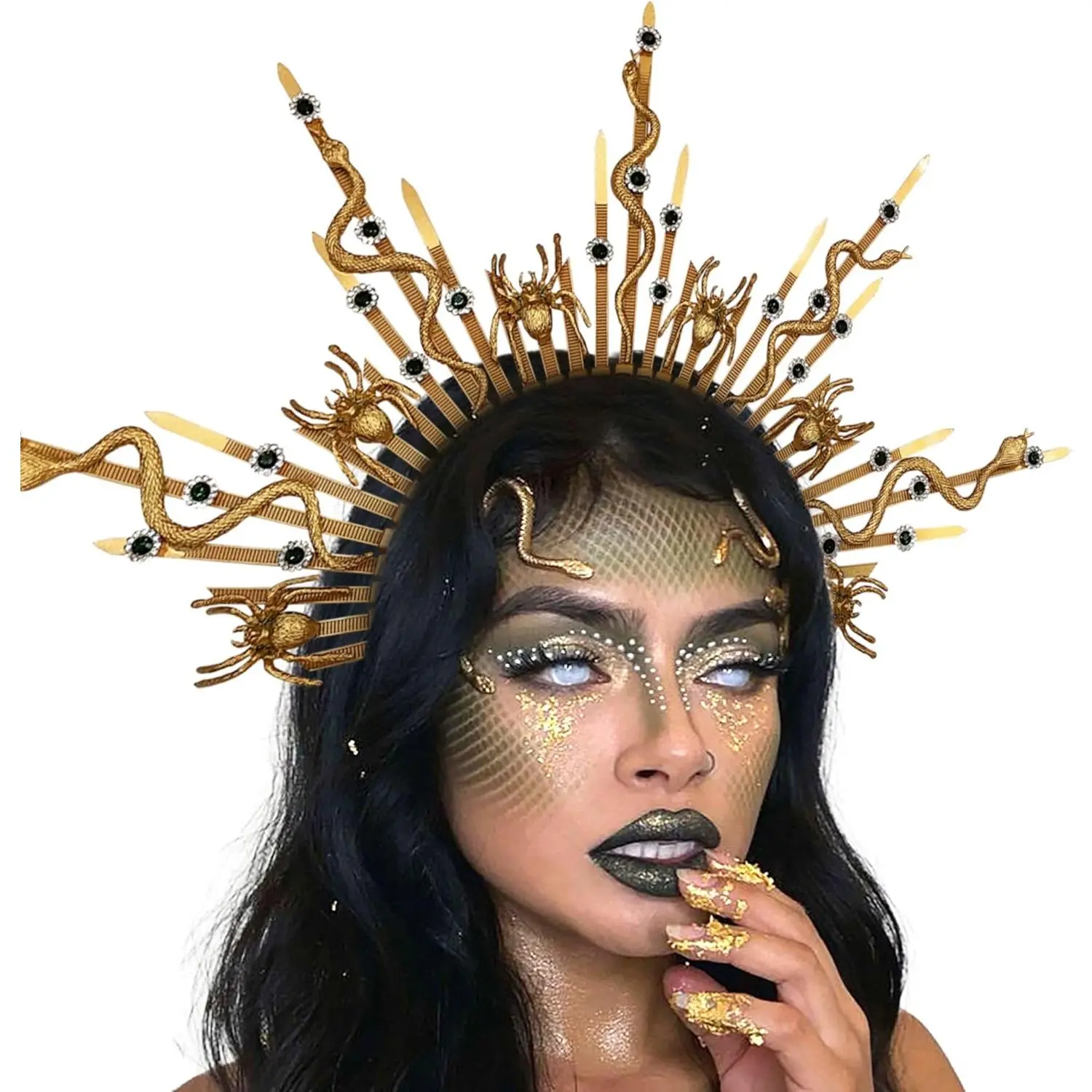 Snake HeadbandMedusa Headpiece Medusa Crown Medusa Costume Accessories Goddess Costume Women