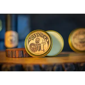 Death Grip Wax Defender Mustache Balm 2oz – The Best Beard and Mustache Wax for Natural Style and Daily Defense