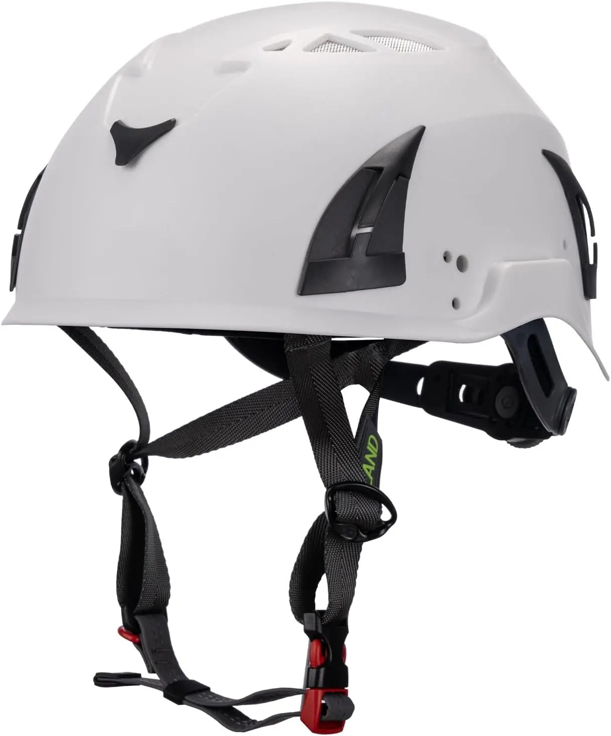 Land Helmets ClimbPro Helmet EN 12492 Vented for Rock Climbing – Durable, Lightweight Shell, Adjustable Chin Strap, Perfect for Outdoor Adventure with Universal Accessory Slots -  6 Color Options