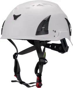 Land Helmets ClimbPro Helmet EN 12492 Vented for Rock Climbing – Durable, Lightweight Shell, Adjustable Chin Strap, Perfect for Outdoor Adventure with Universal Accessory Slots -  6 Color Options