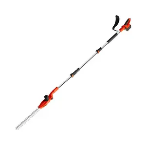 Ukoke 40V Cordless Pole Hedge Trimmer - 18-Inch Dual-Action Blades, Garden Pruning Tool for Outdoor Shrub Trimming