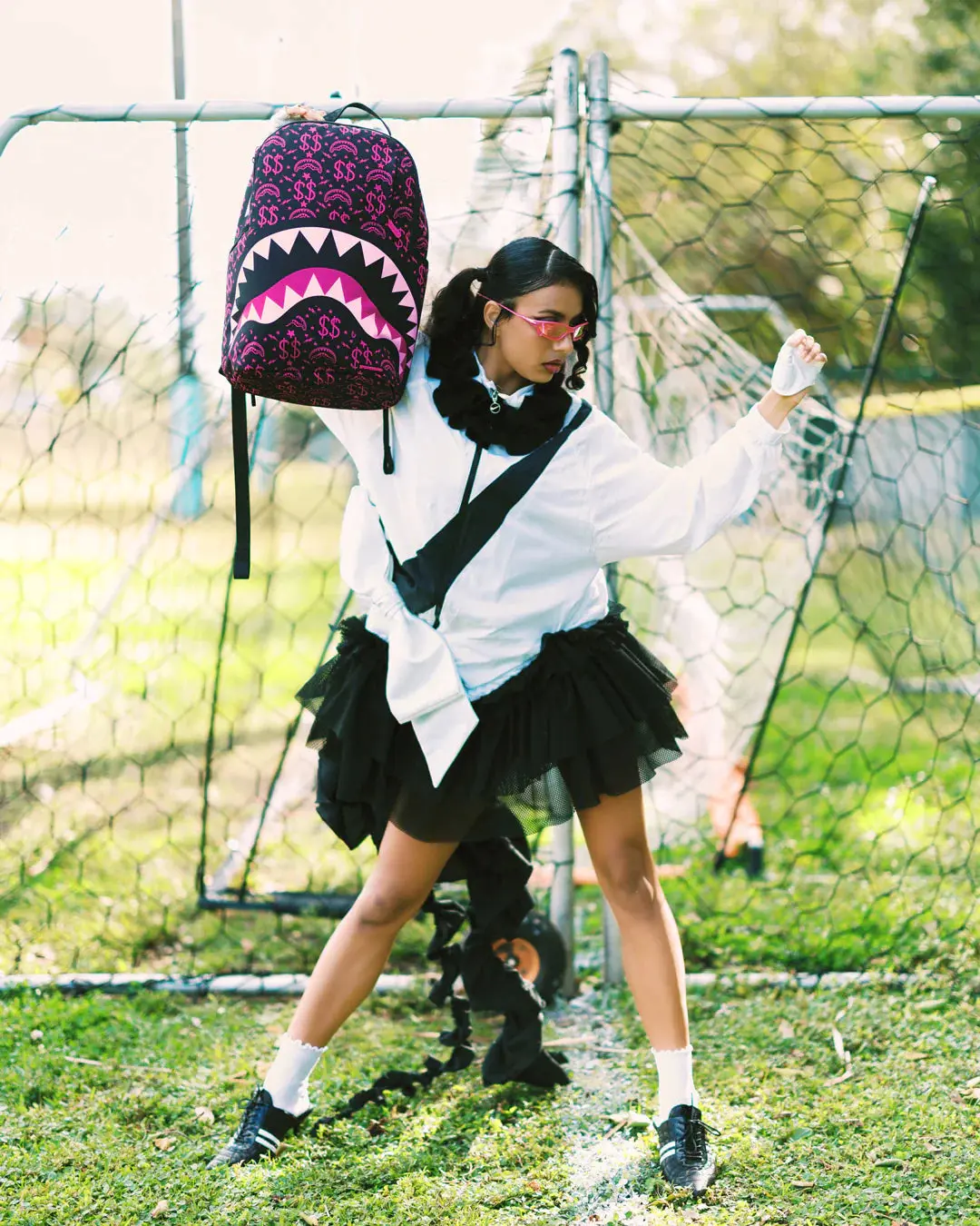 SPRAYGROUND 'Money Maker Shark Paper' Backpack SPRAYGROUND 'Money Maker Shark Paper' Backpack