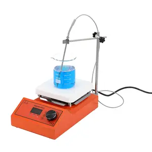Garvee 300°C/572°F Digital Hotplate Magnetic Stirrer, 6.69 Inch Hotplate Ceramic Coated Work Plate, 200-2000rpm, Led Panel, Temperature Control & Speed Adjust, 5L Lab Stirrers Hotplate