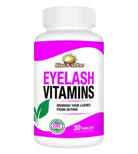 Rise-N-Shine Eyelash Vitamins – Lash, Brow & Hair Support with Biotin, Collagen & Antioxidants | 30 Tablets