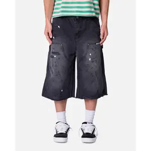 MNML Ultra Baggy Work Shorts Black