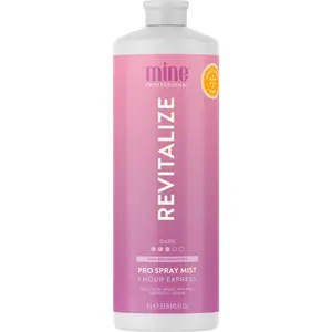 World First Aromatherapy Spray Tan Solution | Revitalize - Mood Enhancing Sunless Tanning For a Hydrated, Dark Warm Brown, Skin Finish, Mood Invigorating, Enriched w/ Revitalizing Electrolytes, Antioxidant Rich Turmeric, Moisturizing Aloe Vera, 33.8 Fl Oz