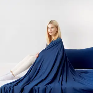 Dual-Sided Cooling Comforter Queen Size, Reversible Breathable Bed Comforter for Hot Sleepers, Lightweight All-Season Summer Bedding, Cool & Cozy Two-Sided Design
