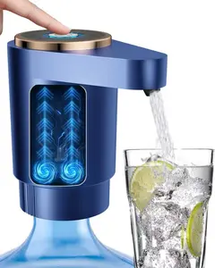 Water Jug Pump for 5 Gallon Bottle – Portable Electric USB-C Charging Dispenser, Dual Powerful Motors, Fast Flow, Fits 2-5 Gallon Jugs – Ideal for Home, Office, Camping, RV,