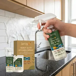 Multi-Purpose Kitchen Counter Cleaner Spray Heavy Duty Degreaser Deep Cleaning Multi Surface Foam Household Solution