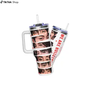 Boys Band 2026 Tumbler, Kpop Drinkware Vacuum, Kpop Merch TShirt Bottles Water Bottles