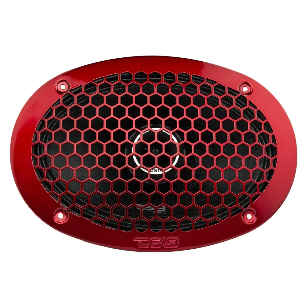 DS18 DS-PRO-ZT69 PRO-ZT 6x9 Inch Mid-Range Loudspeaker W/ Water resistance Cone Built-in Bullet Tweeter and Grill 550 Watts 4-Ohm DS18